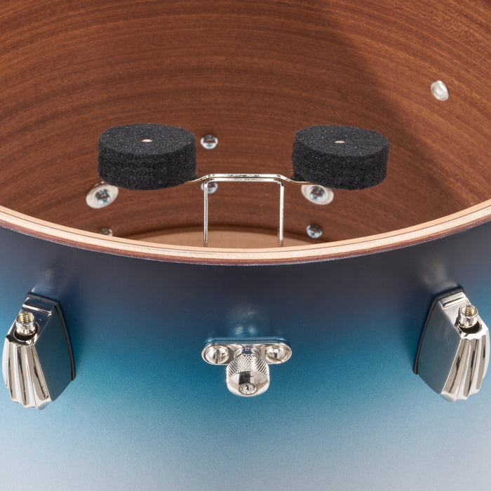 Slingerland Radio King Tom 10x7in - Blue and Silver Lacquer - Timpano-percussion