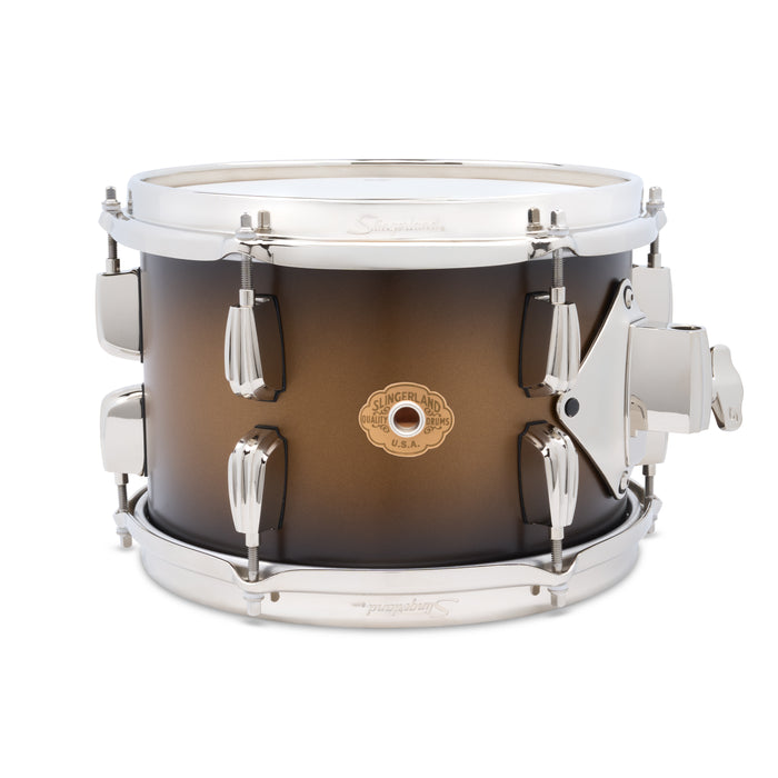Slingerland Radio King Tom 10x7in - Black and Gold Lacquer - Timpano-percussion