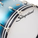 Slingerland Radio King Bass Drum 18x14in - Blue and Silver Lacquer - Timpano-percussion