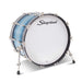 Slingerland Radio King Bass Drum 22x14in - Blue and Silver Lacquer - Timpano-percussion