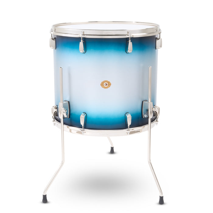 Slingerland Radio King Floor Tom 18x16in - Blue and Silver Lacquer - Timpano-percussion
