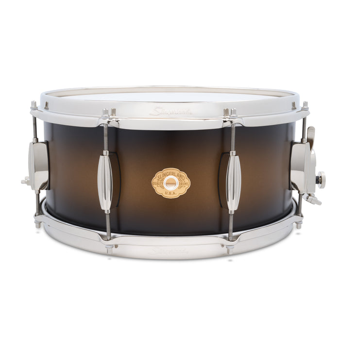 Slingerland Artist Snare 6.5x14in - Black and Gold Lacquer - Timpano-percussion