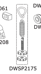 DW SP2175 SPRING ASSMBLY - DW 2000 AND PDP 500
