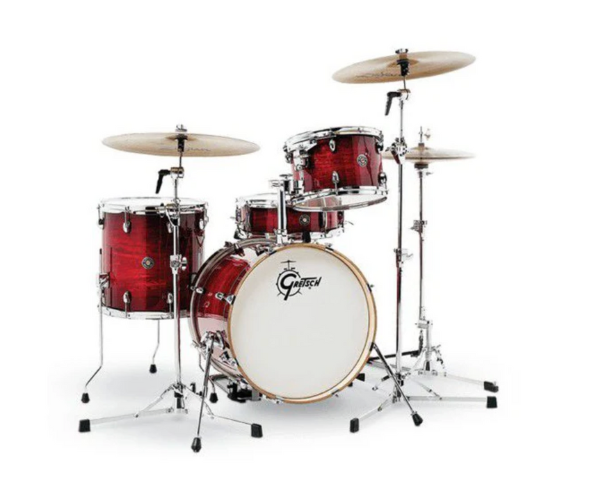 Batterie Gretsch Catalina Club (fûts seuls) - 8x12 14x14 14x18po - Gloss Crimson Burst