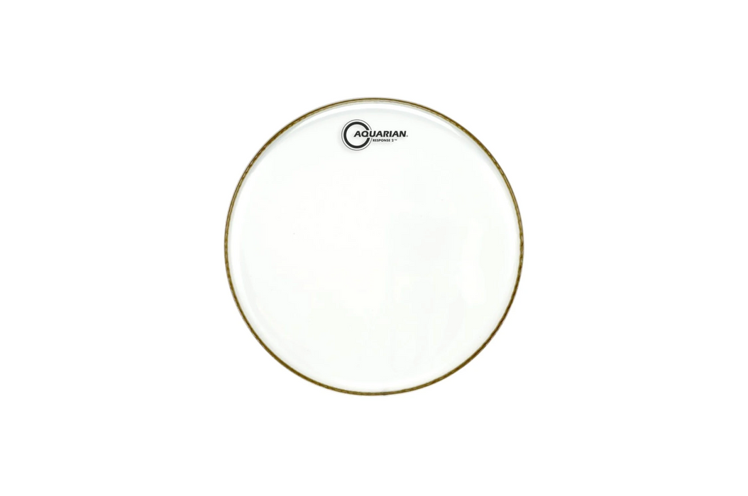 Aquarian Response 2 Clear Head Pack 10-12-14in + Texture Coated 14in snare drum head