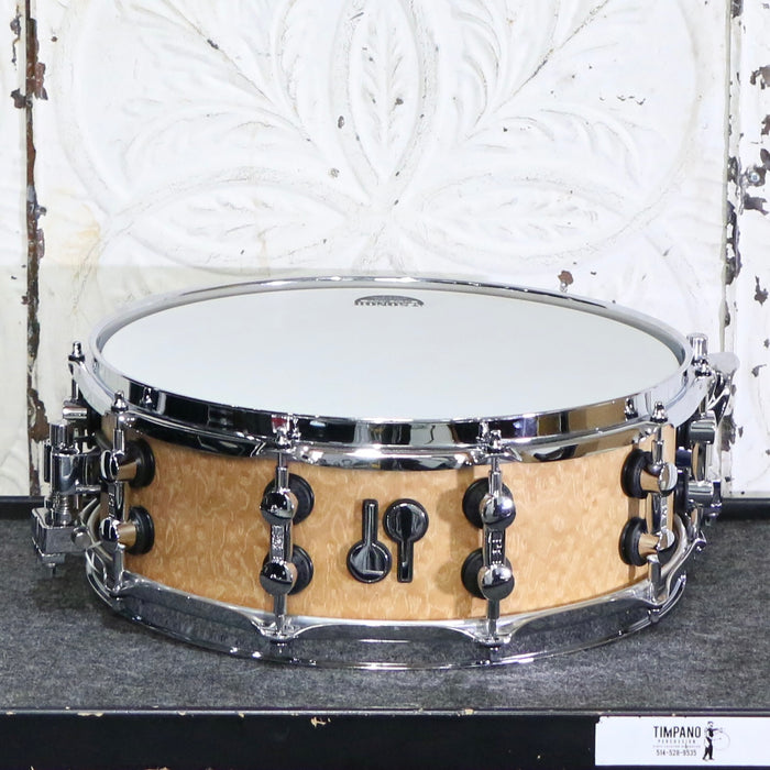 Sonor SQ2 Medium Maple Snare Drum 14X5in - Birdseye Amber