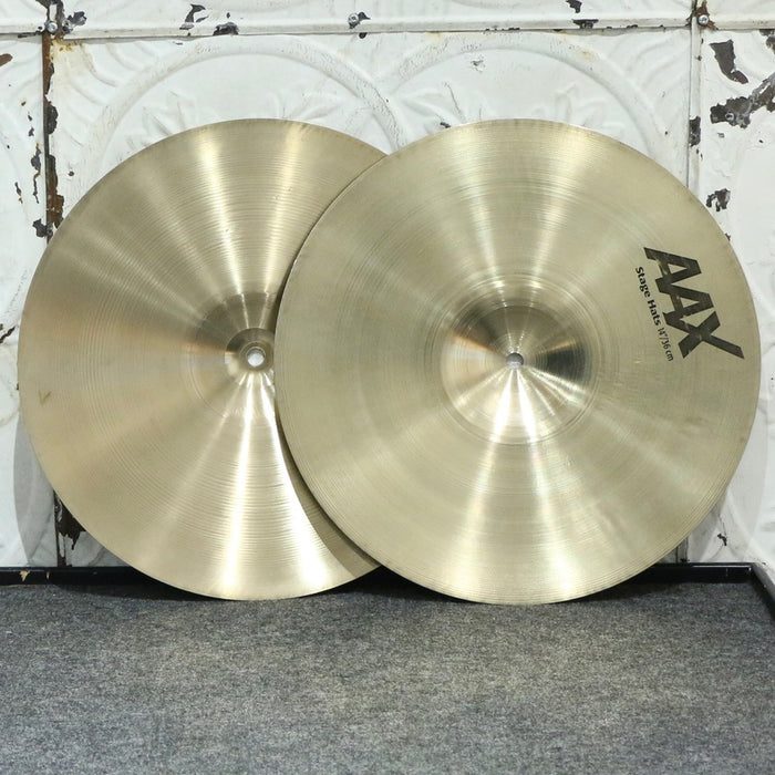 Used Sabian AAX Stage Hi-Hat Cymbals 14in (1012/1404g)