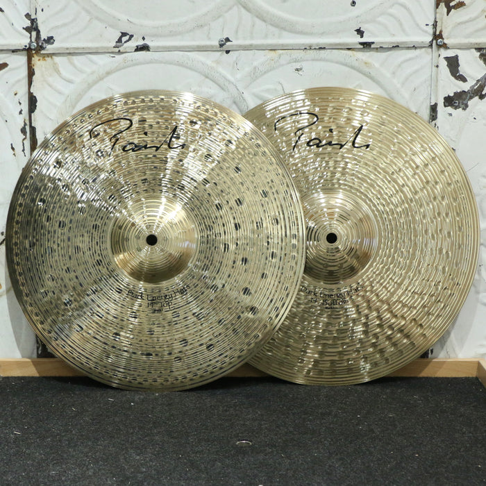 Cymbales hi-hat Paiste Signature Dark Energy 14po (942/1452g)