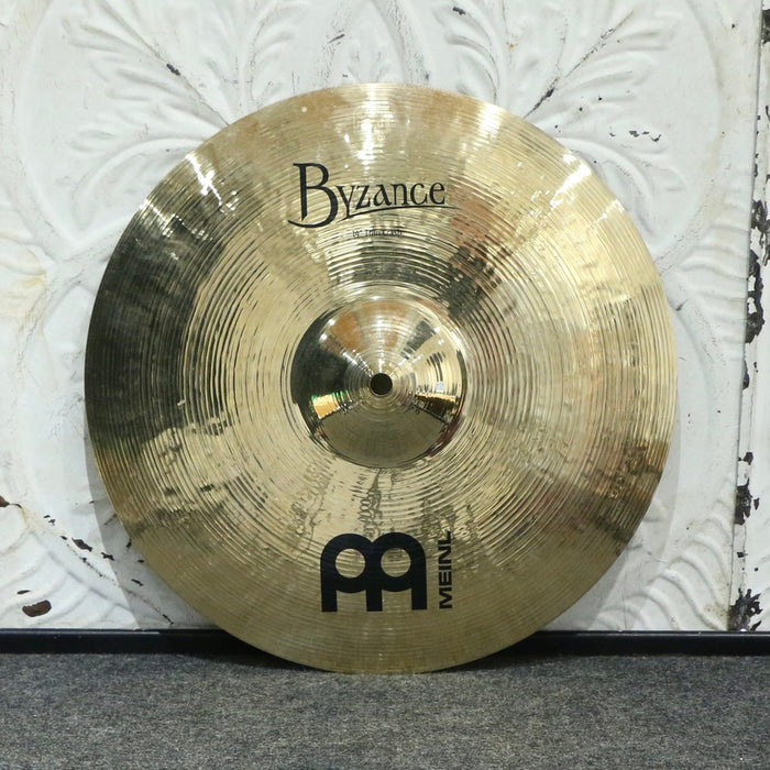 Cymbale crash/top de hi-hat usagée Meinl Byzance Brilliant Thin 14po (706g)