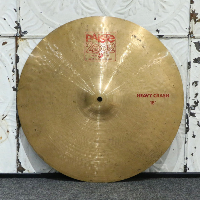 Used Paiste 2002 Heavy Crash Cymbal 18in (1660g)