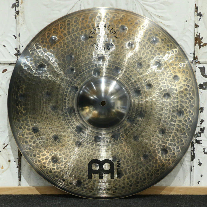 Used Meinl Pure Alloy Custom Extra Thin Hammered Crash Cymbal 20in (1750g)