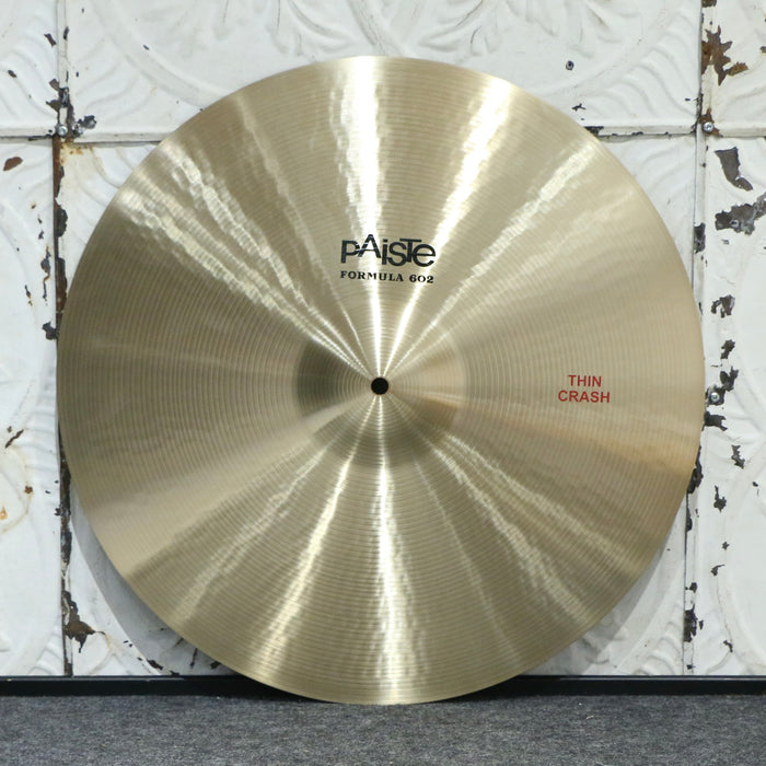 Cymbale crash Paiste Formula 602 Thin 19po (1592g)