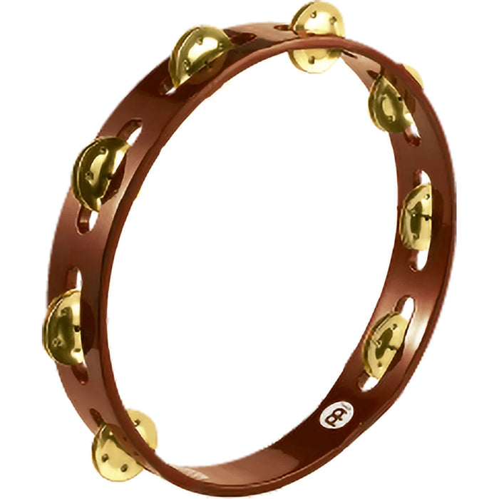 Meinl Traditional Wood Tambourine 1 row brass jingles Antique Brown