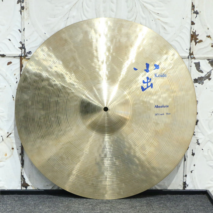 Used Koide Absolute Thin Crash Cymbal 20in (1522g)