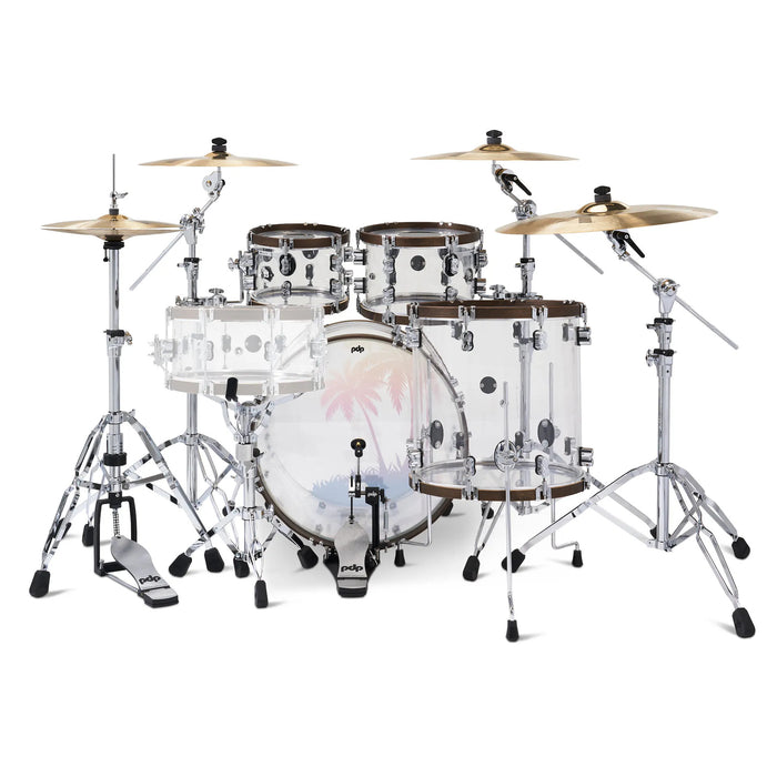 PDP 25th Anniversary Acrylic Drum Kit 22-10-12-16in