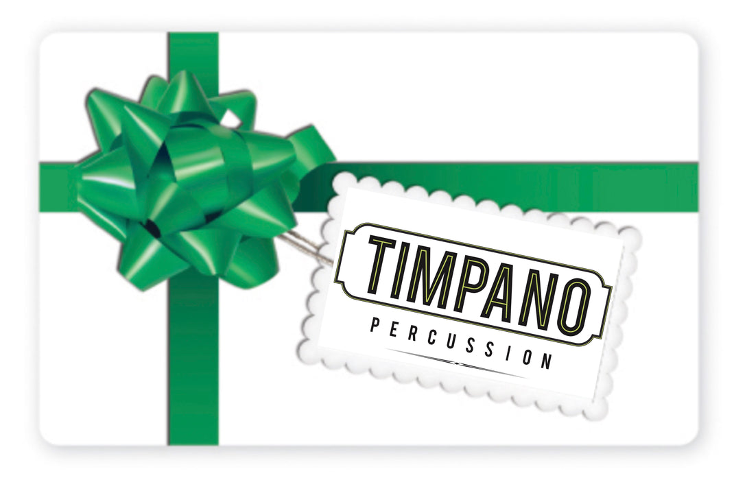 Timpano-percussion gift card