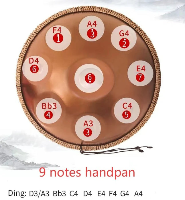 Handpan Ecko Ré mineur - avec étui et pied