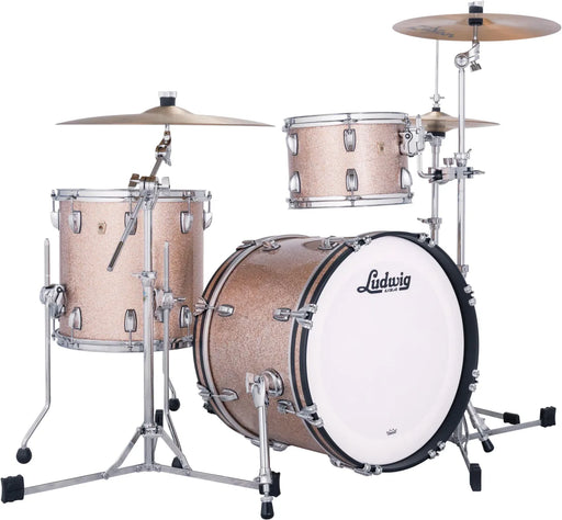 Ludwig Classic Maple Drum Kit 20-12-14in - Champagne Sparkle - Timpano-percussion