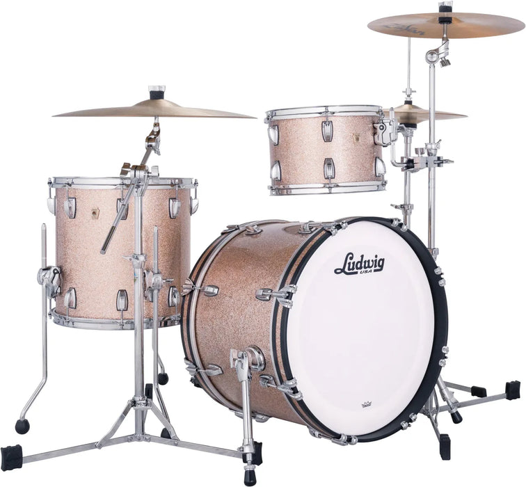 Batterie Ludwig Classic Maple 20-12-14po - Champagne Sparkle