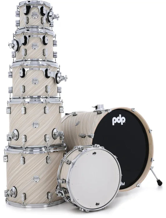 Concept Maple 7-Piece Shell Pack Finish Ply (Twisted Ivory)