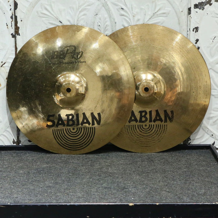 Cymbales hi-hat usagées Sabian B8Pro Medium 14po