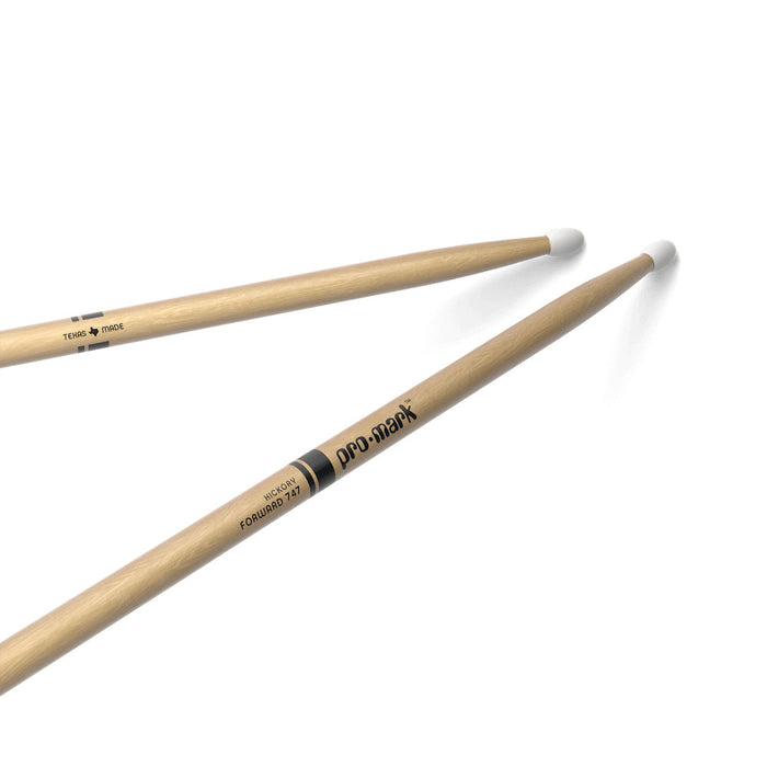 ProMark Hickory 747 Rock Drum Sticks - nylon