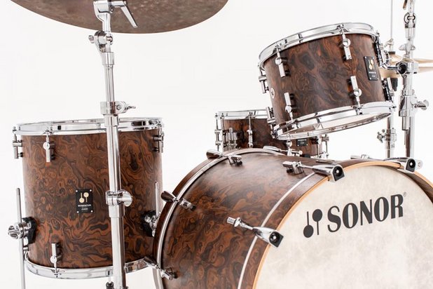 Kit de fûts Sonor Momentum MT 22-12-16 Maple Shells California Burl