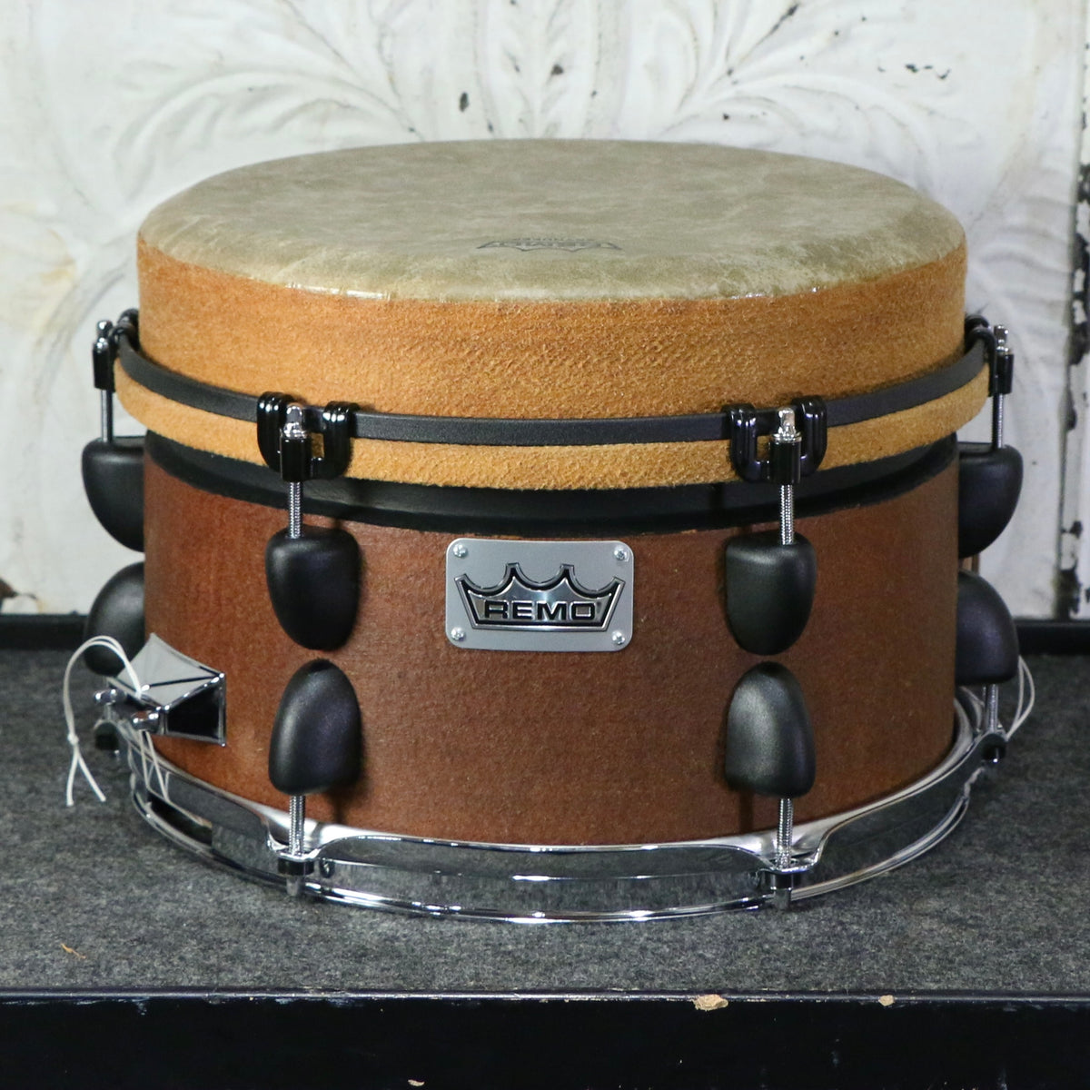 Remo Mondo Snare Drum 12X9in - Brown Earth - Timpano-percussion