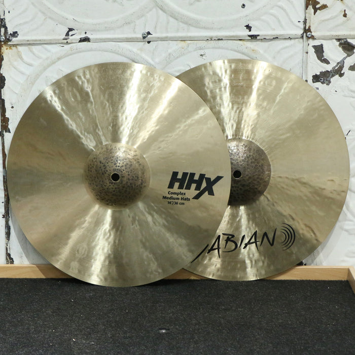 Cymbales hi-hat usagées Sabian HHX Complex 14po (1020/1322g)