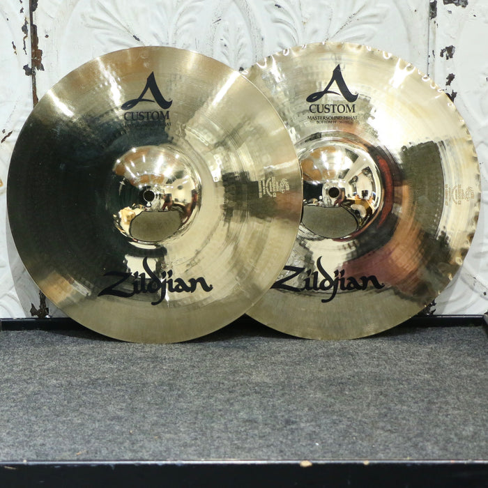 Cymbales hi-hat usagées Zildjian A Custom Mastersound 14po (988/1210g)