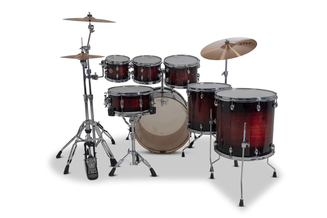 Batterie Gretsch Catalina Maple Shell Pack - 7x8 7x10 8x12 14x14 16x16 16x22 65x14 - Deep Cherry Burst