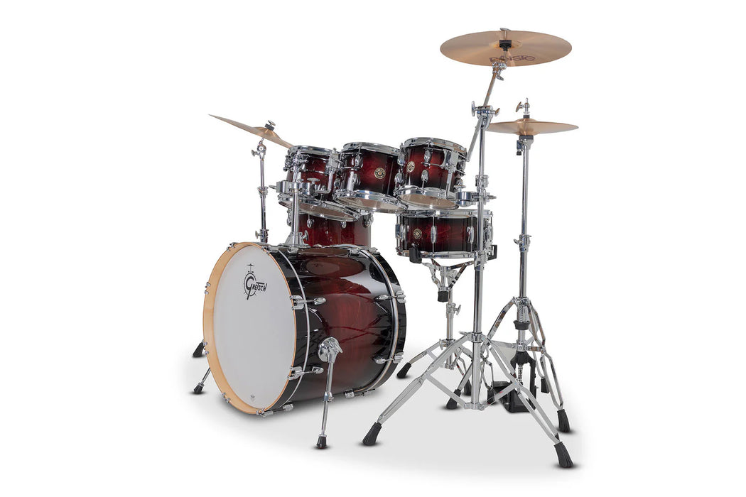 Batterie Gretsch Catalina Maple Shell Pack - 7x8 7x10 8x12 14x14 16x16 16x22 65x14 - Deep Cherry Burst