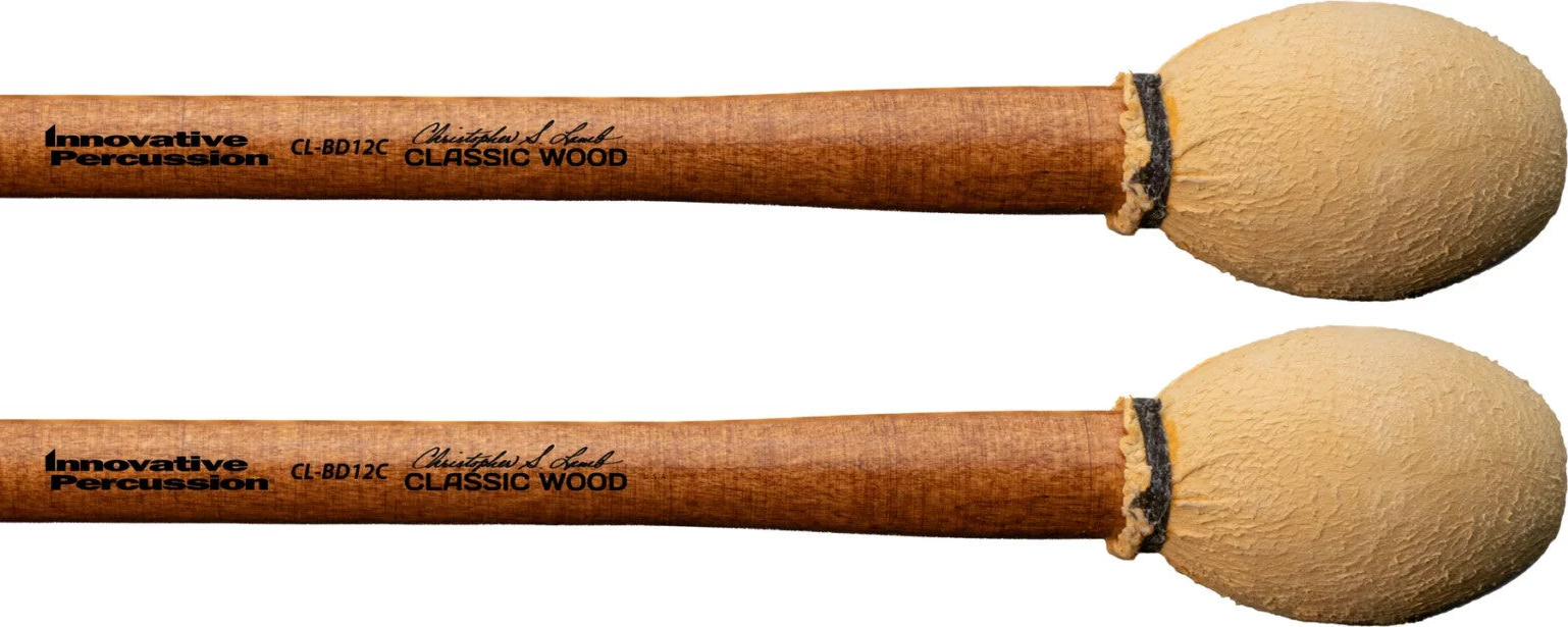 Baguettes de grosse caisse Innovative Percussion Christopher Lamb Orchestral Series - Classic Wood / Chamois