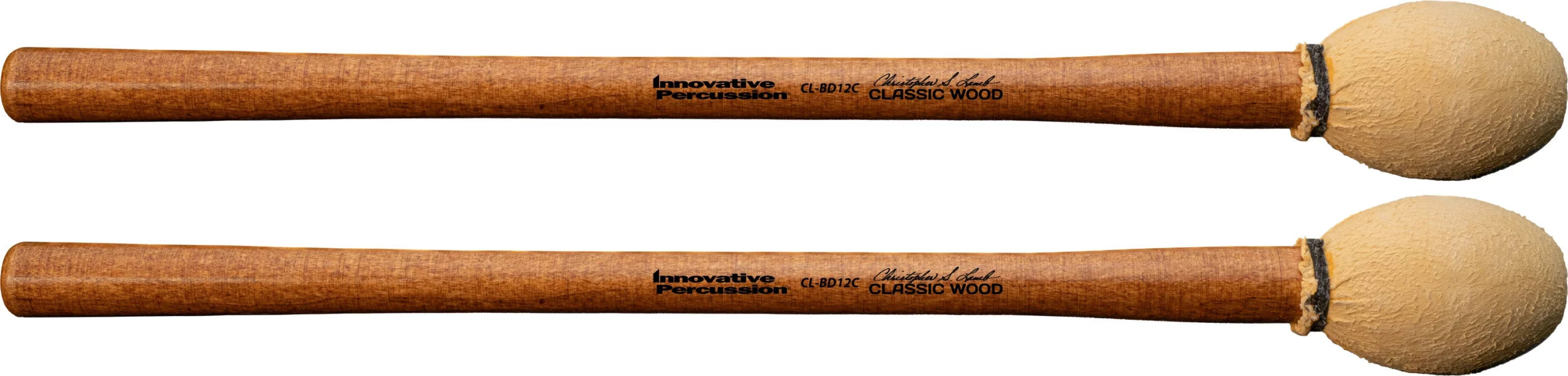 Baguettes de grosse caisse Innovative Percussion Christopher Lamb Orchestral Series - Classic Wood / Chamois