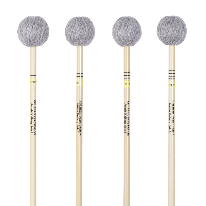 Kolberg R707 marimba mallets Jasmin Kolberg Solo 2 yellow set of 4 rattan