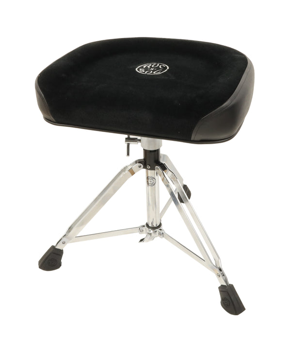 Roc-n-Soc Manual Spindle Square Drum Throne - Black