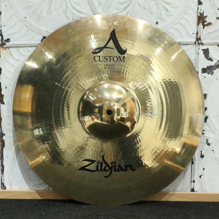 Cymbale crash usagée Zildjian A Custom 18po (1264g)