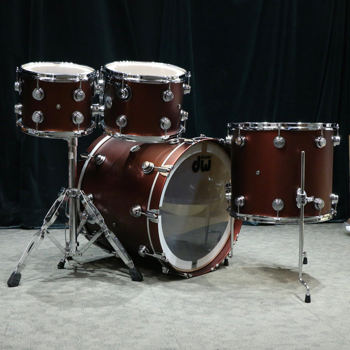 DW Collector's SSC Maple Drum Kit 22-10-12-16in - Root Beer Metallic