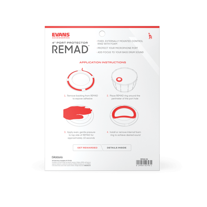 Evans REMAD Port Hole Protector 4inch