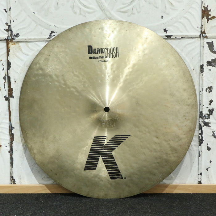 Used Zildjian K Dark Thin Crash Cymbal 17in (1288g)