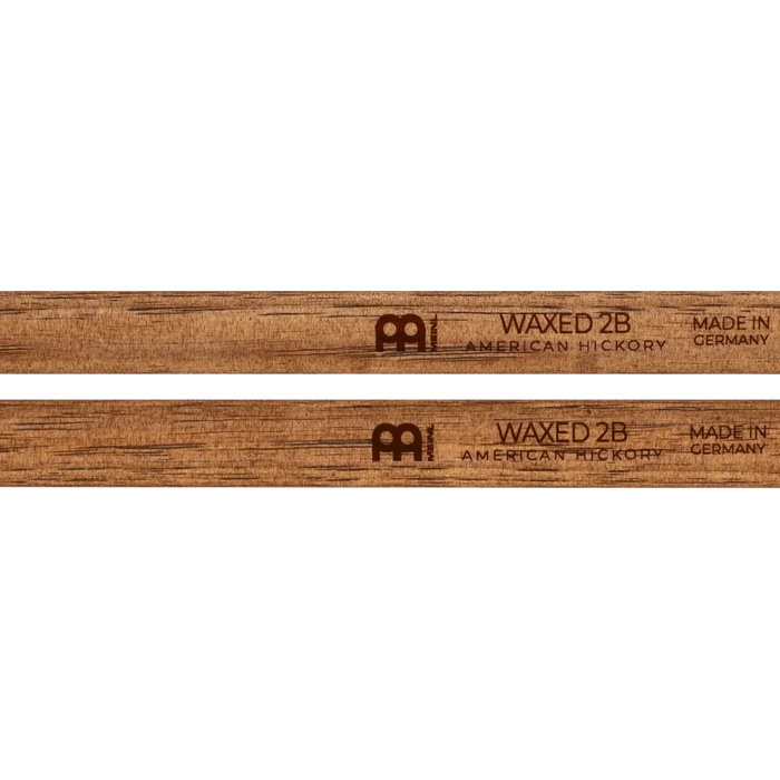Meinl Waxed 2B Drumstick Hickory Medium Acorn tip Pair