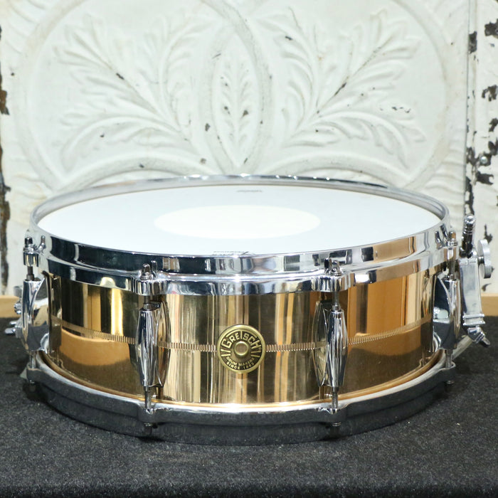 Used Gretsch USA Custom Bronze Snare Drum 14X5in
