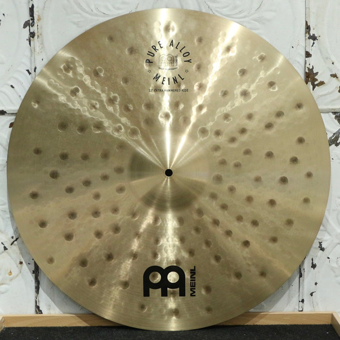 Cymbale ride usagée Meinl Pure Alloy Extra Hammered 22po (2954g)