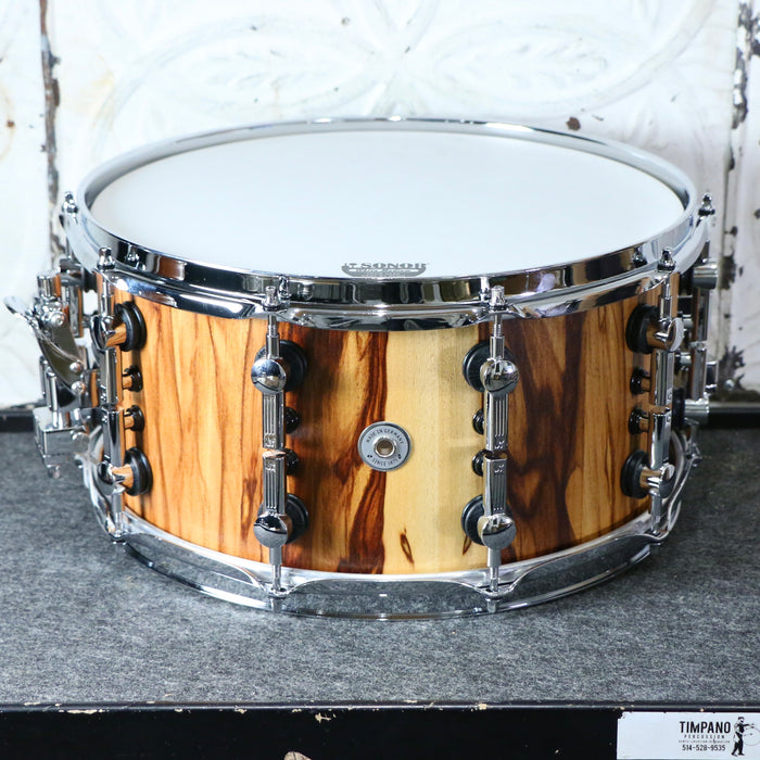 Sonor SQ2 Heavy Beech Snare Drum 14X7in - African Marble Semi Gloss