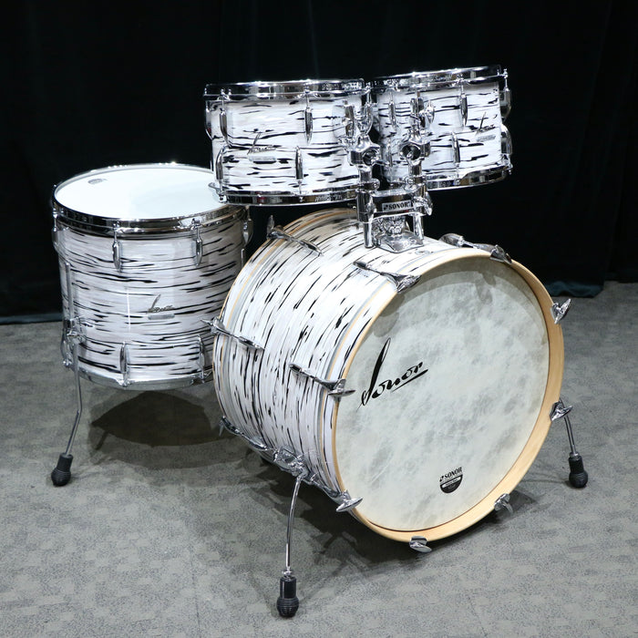 Sonor Vintage Limited Edition Drum Kit 22-10-12-16in - White Oyster