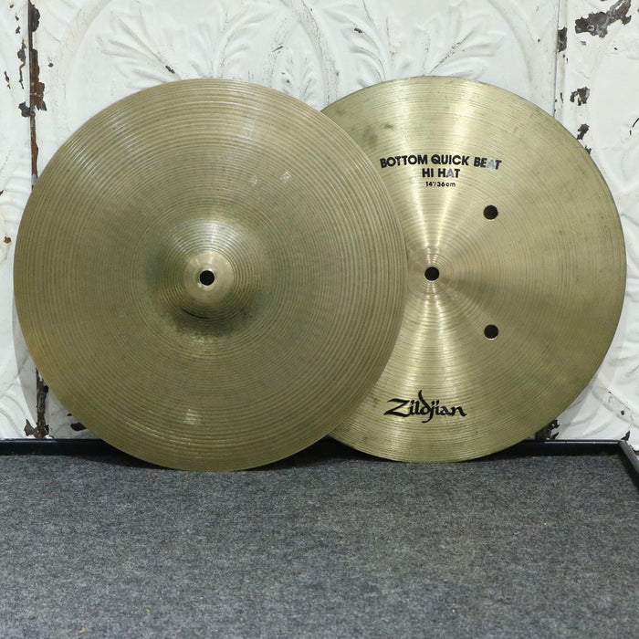 Cymbales hi-hat usagées Zildjian Avedis Quick Beat 14po (1206/1296g)