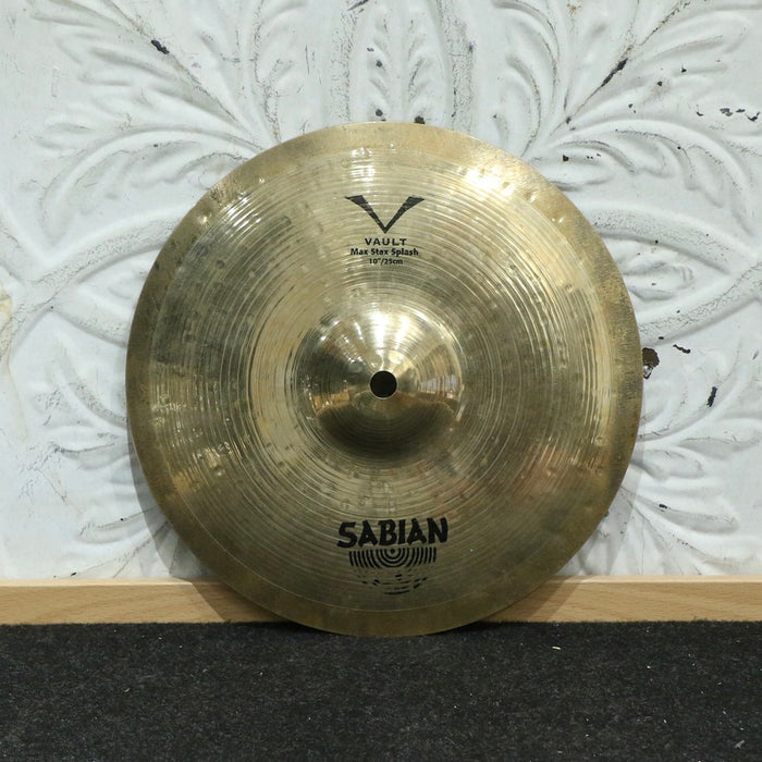 Used Sabian Vault Max Stax Splash Cymbal 10in (248g)