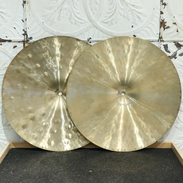 Used Meinl Byzance Vintage Sand Hi-hat Cymbals 16in (1036/1722g)