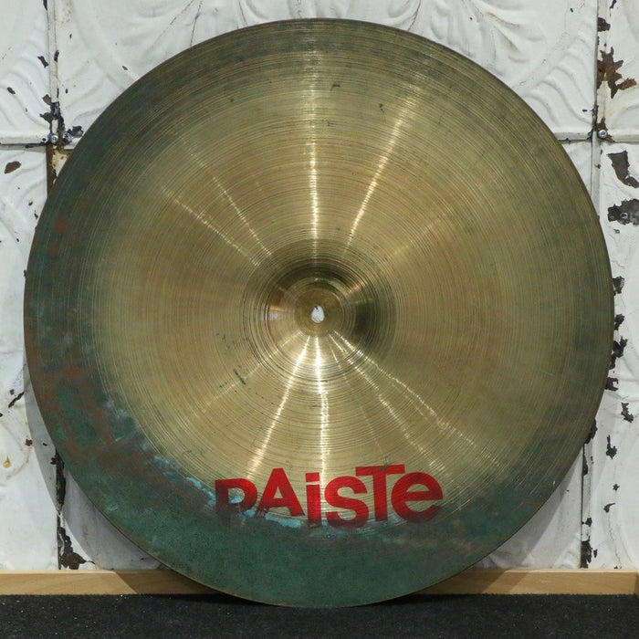Used Paiste 2002 20" Ride Cymbal (2332g) - verdigris, keyhole