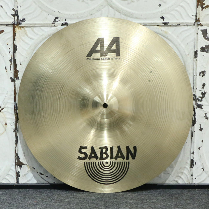 Used Sabian AA Medium Crash Cymbal 18in (1536g)